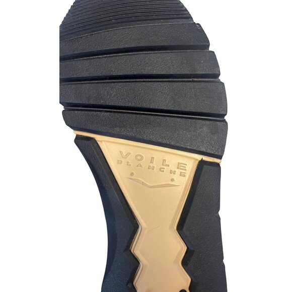 Voile Blanche Julia Fur Sneakers Black Grey Metallic Calfskin Felt Fur EU 35 (5) - Picture 15 of 16